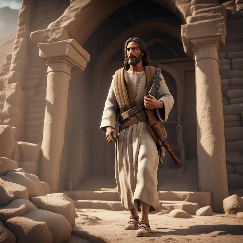 Jesus in Afghanistan: 3D Game Cinematic Graphics