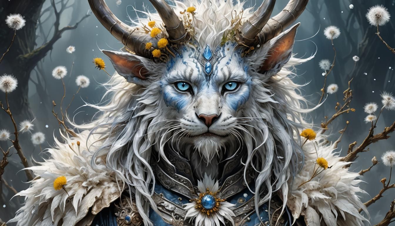 Liquid Humanoid Creature in Jean-Baptiste Monge Style