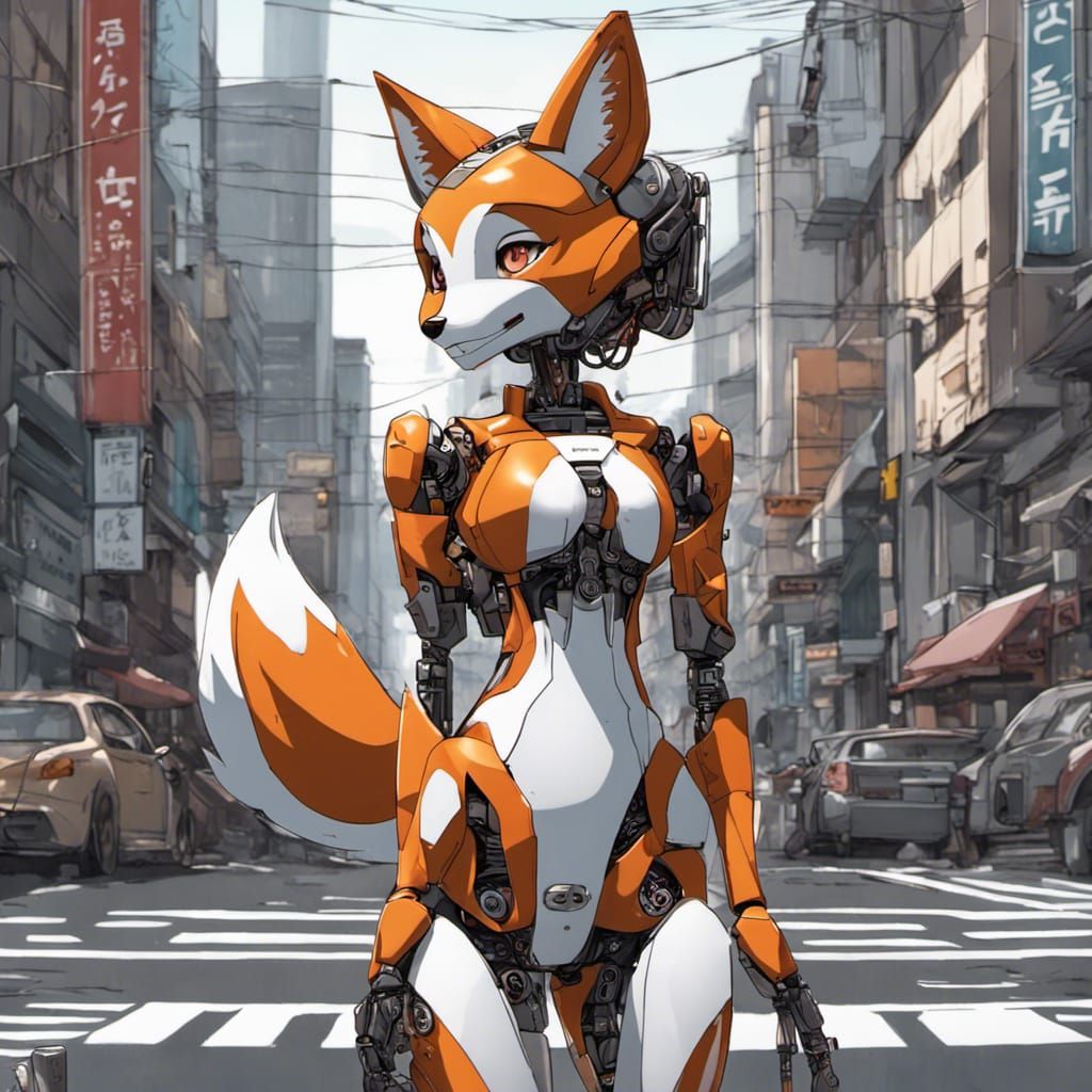 Adorable Mecha Fox-girl VIXEN.