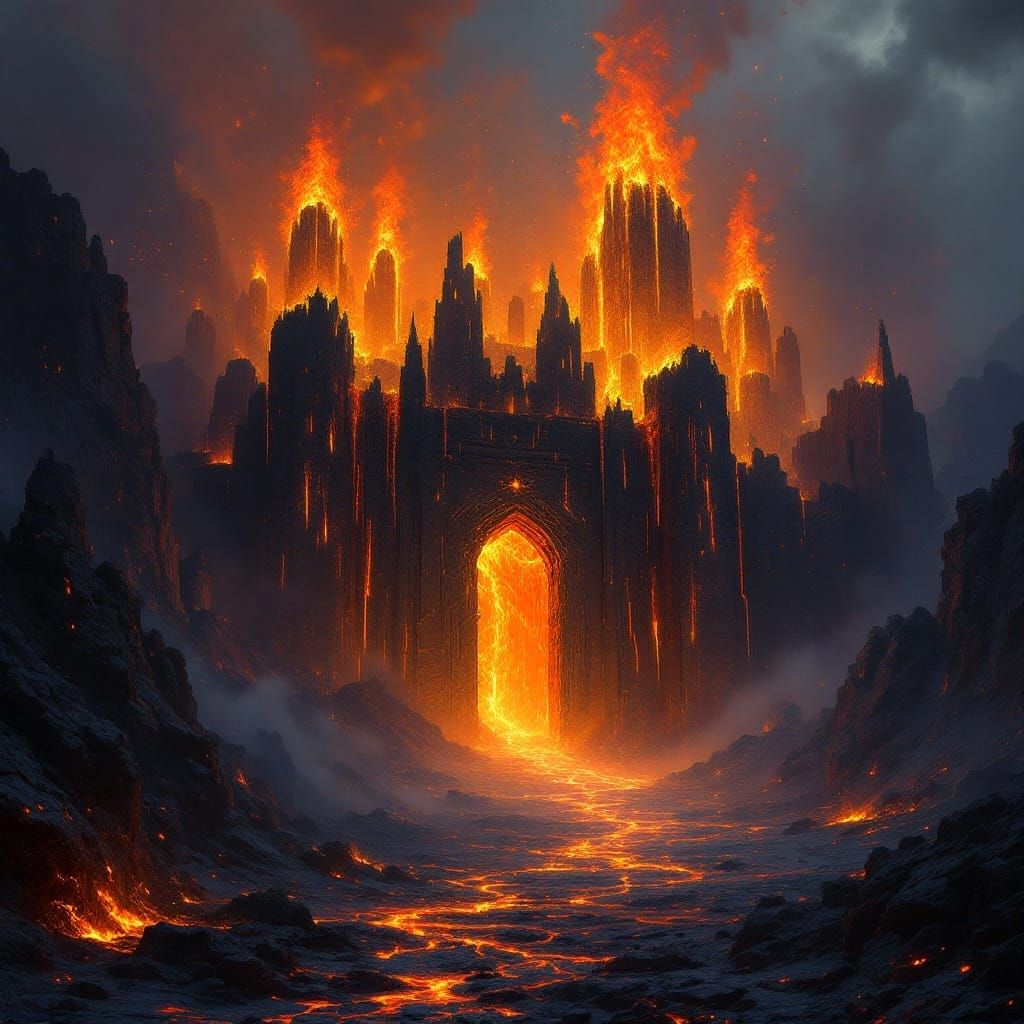 Volcano Fortress Reveals Army of Lava Warriors