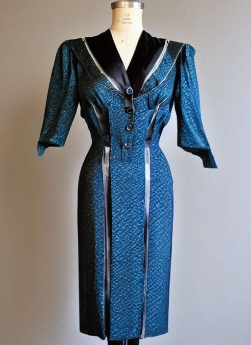 Art Deco Angel: 1940s Formal Wear