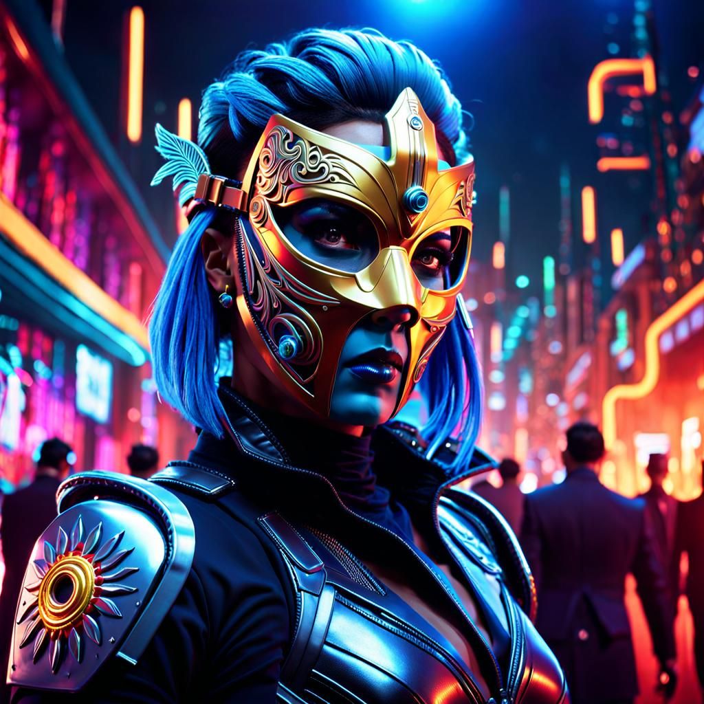 Cyborg Assassin Beauty