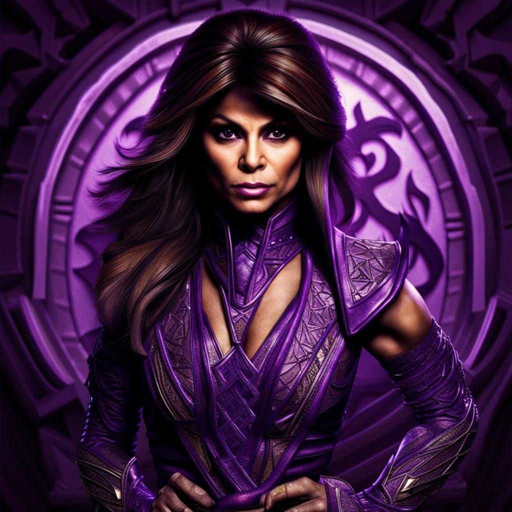Paula Abdul as Mortal Kombat Character in HDR