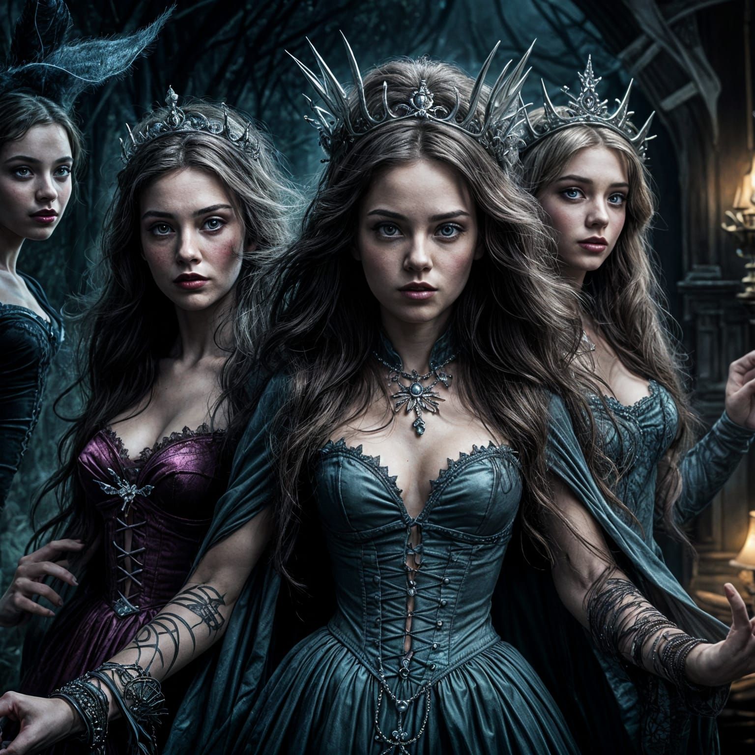 Sultry Disney Princesses Unleash Dark Secrets