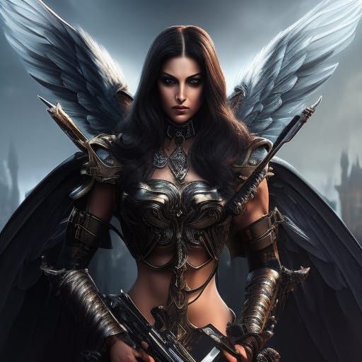 Angel of Death Concept Art in 8K Resolution