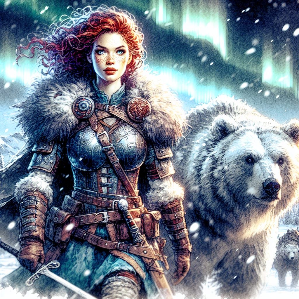 Northern Princess Embarks on Epic Quest in Dark Fantasy Real...