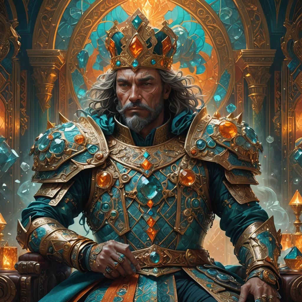 Jack of Diamonds as Lavish Fantasy King