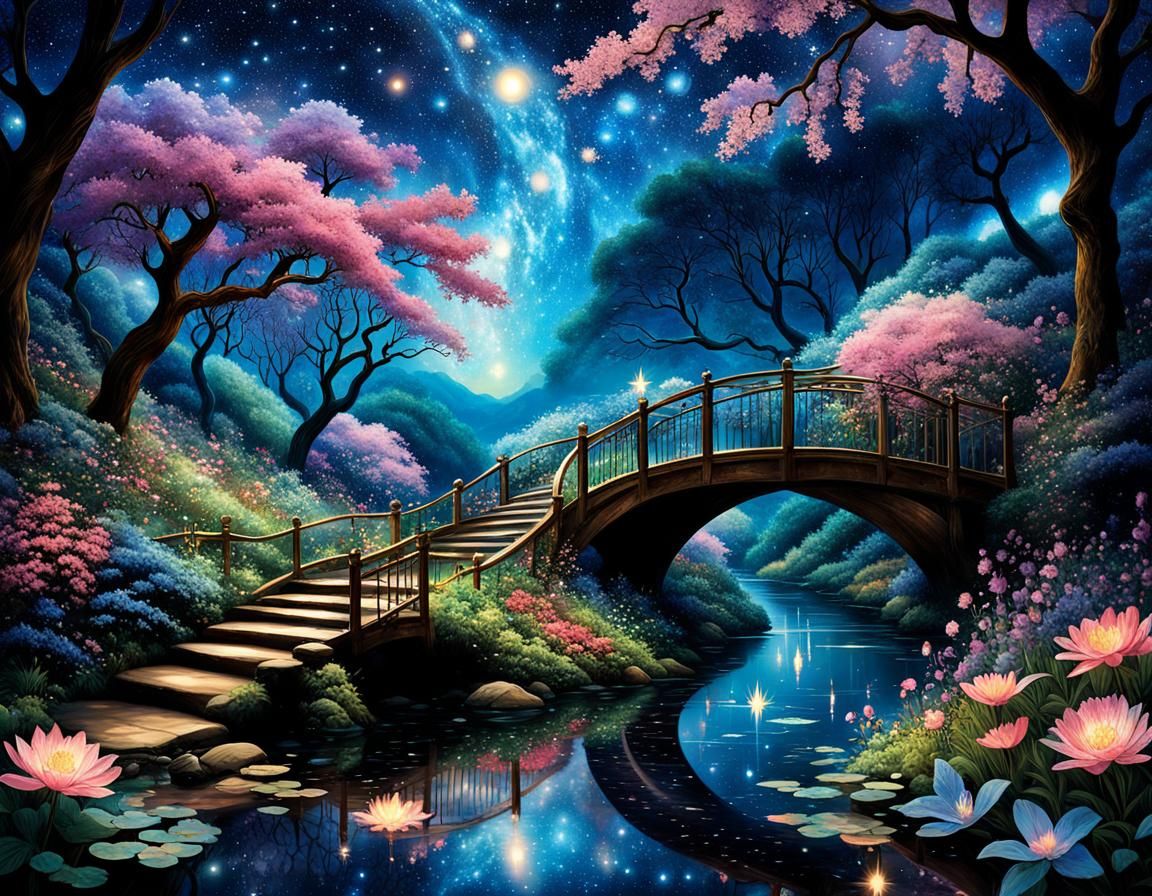 Celestial Garden: A Realm of Nature's Magic