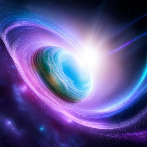 Ethereal Nebula in a Mysterious Universe