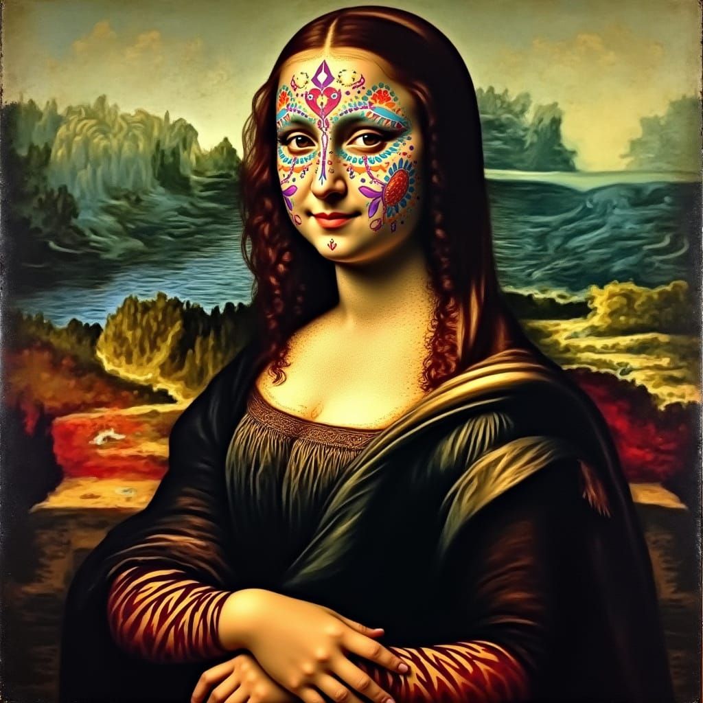 Mona Lisa with Tattoos: A Modern Renaissance