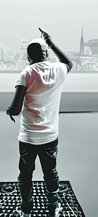 AI Generated Rapstar Image