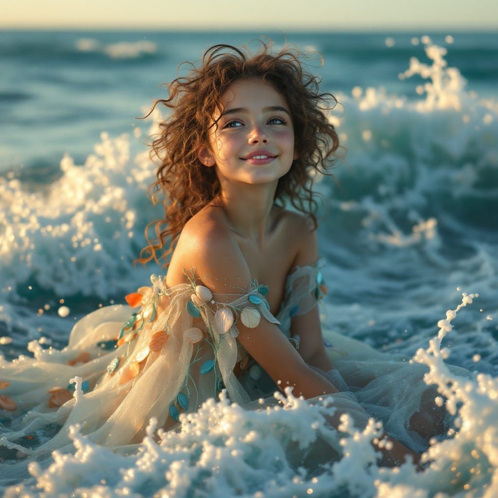 Surreal Goddess of the Ocean