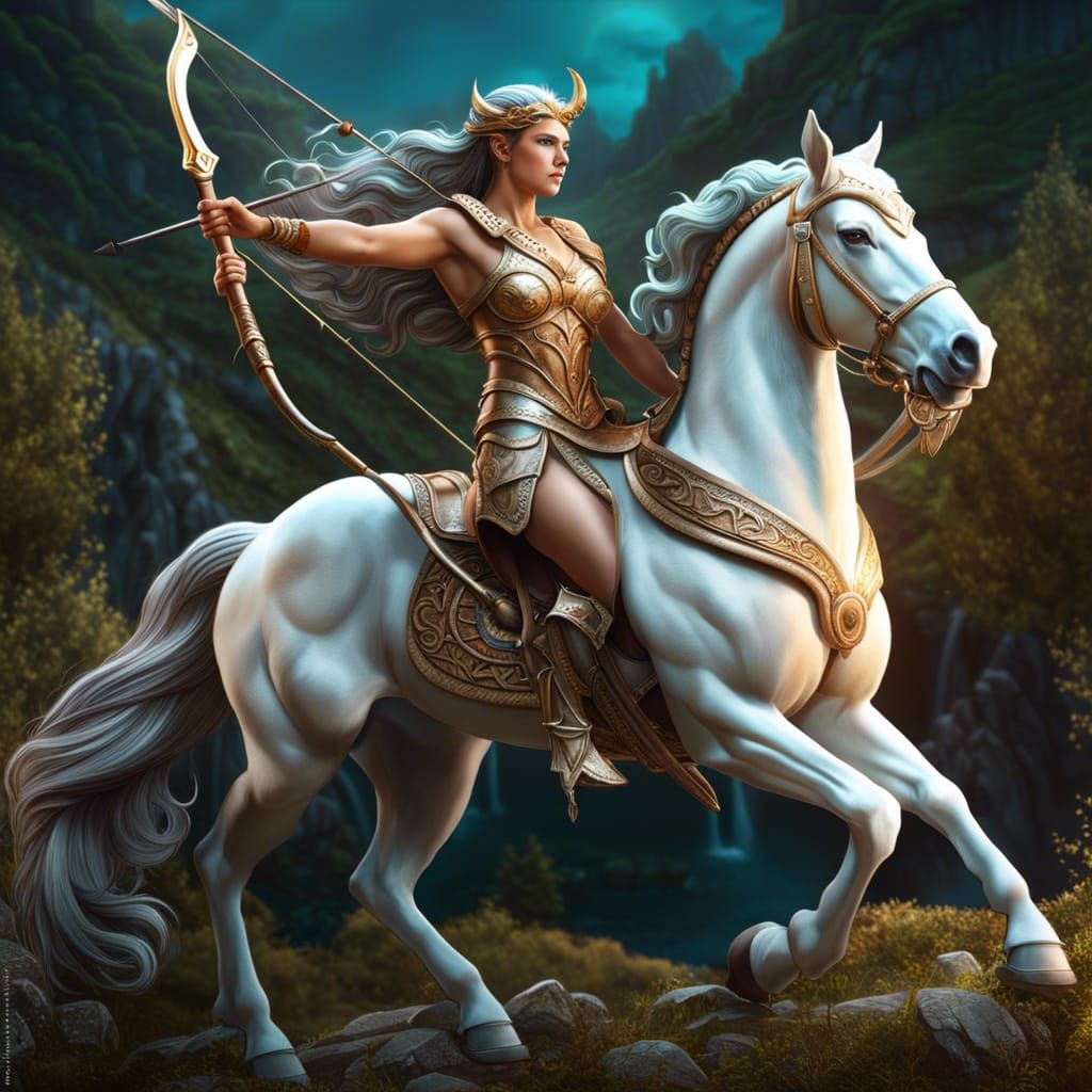 Mythical Centaur Archer in 3D Digital Art