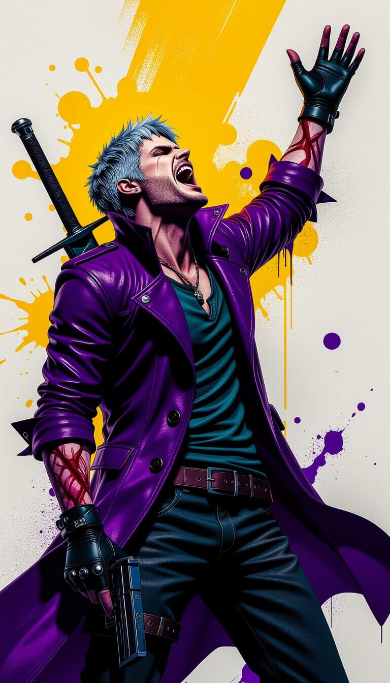 Devil May Cry Character's Agonizing Graffiti Transformation