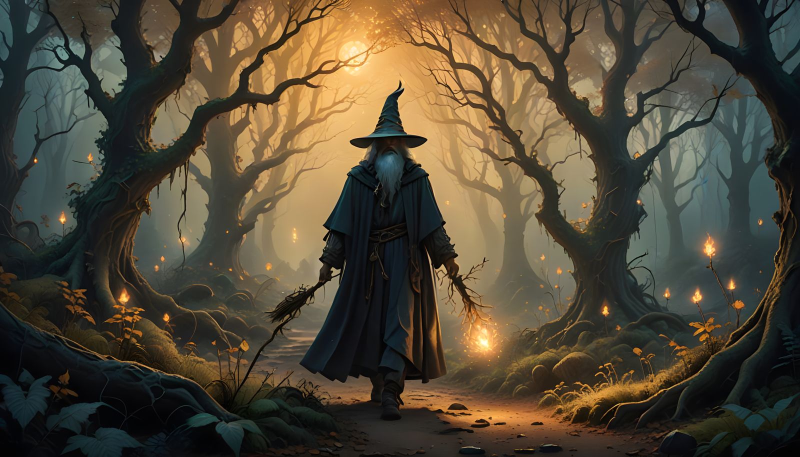 Wizard Brings Light to the Dark Forest