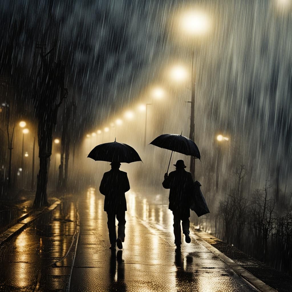 Rainy Dawn Walk: A Moment of Reflection