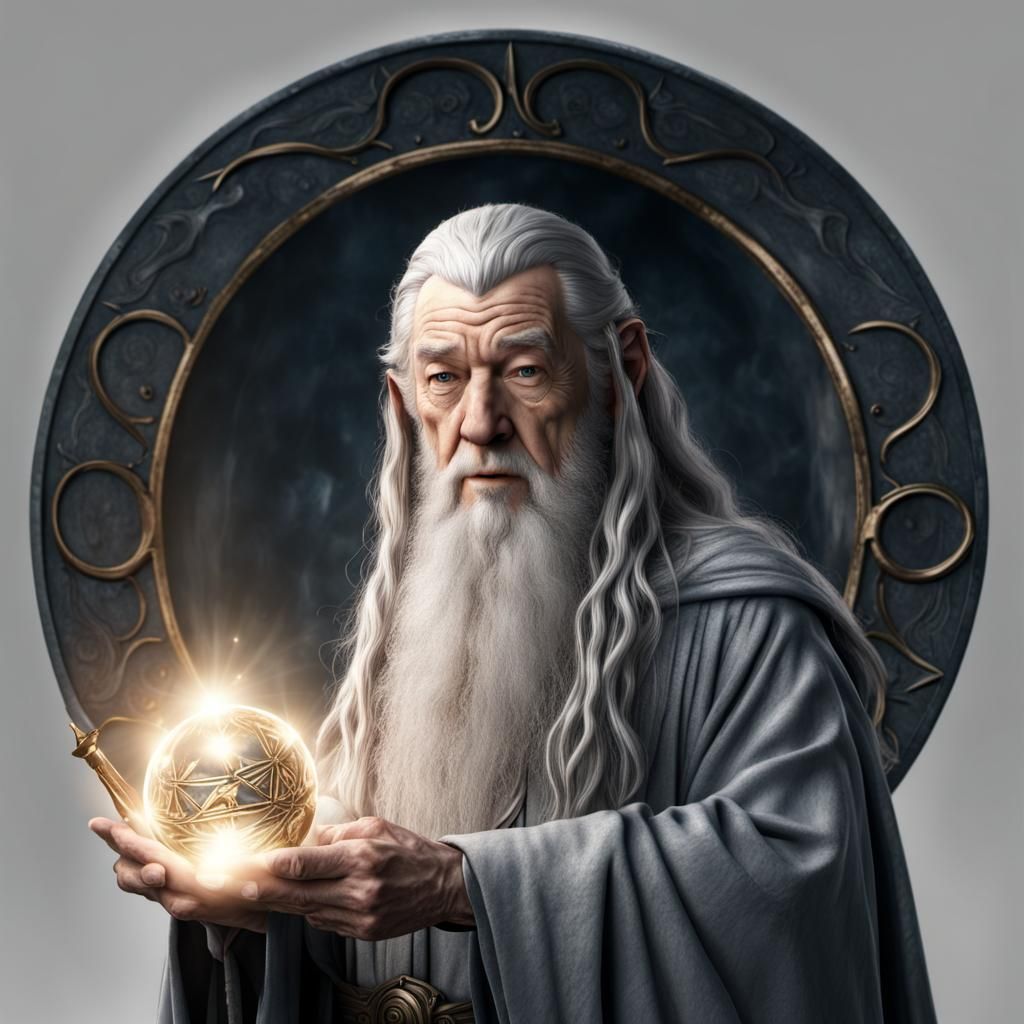 Gandalf and palantir.