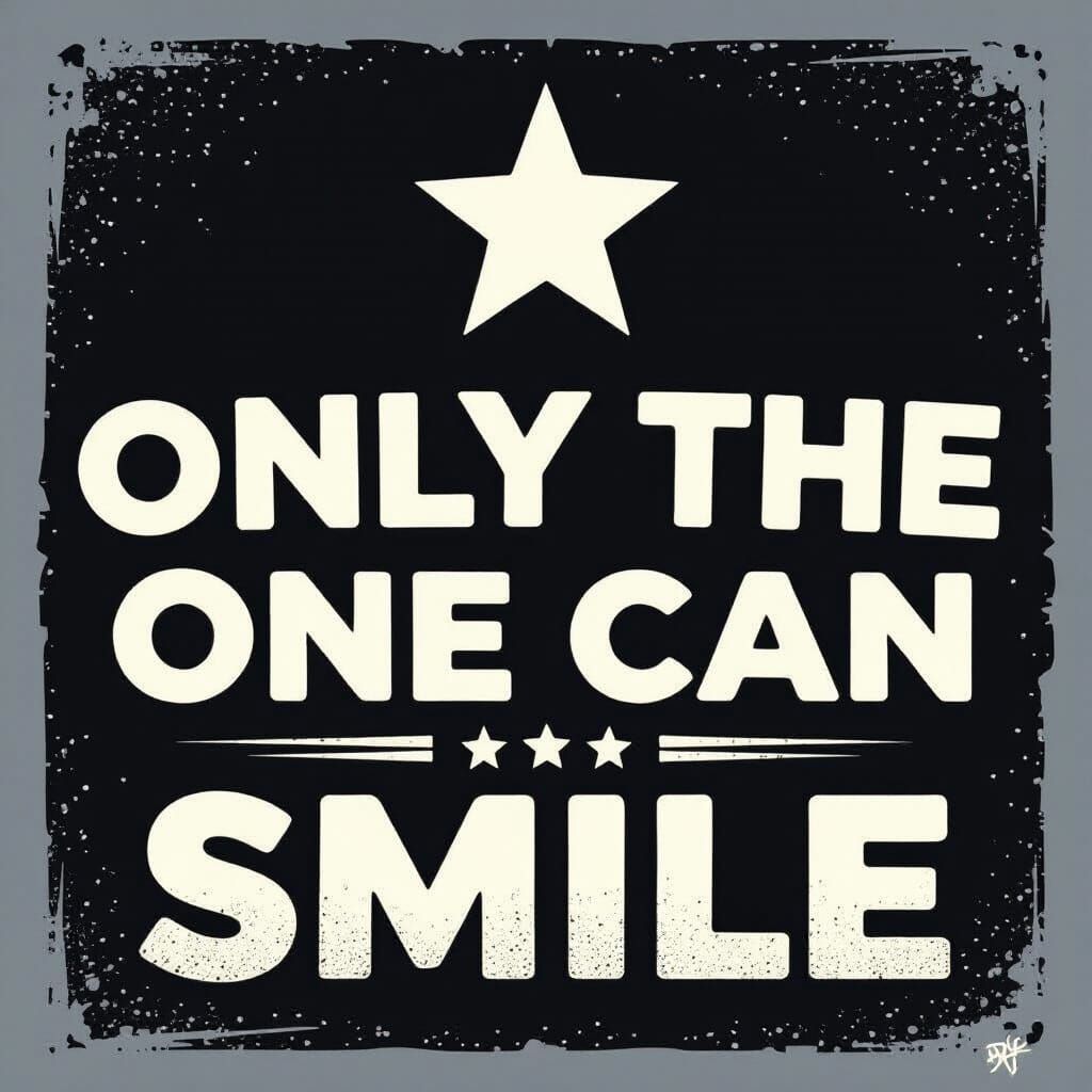 Minimalist Star and Arched Text T-Shirt Design