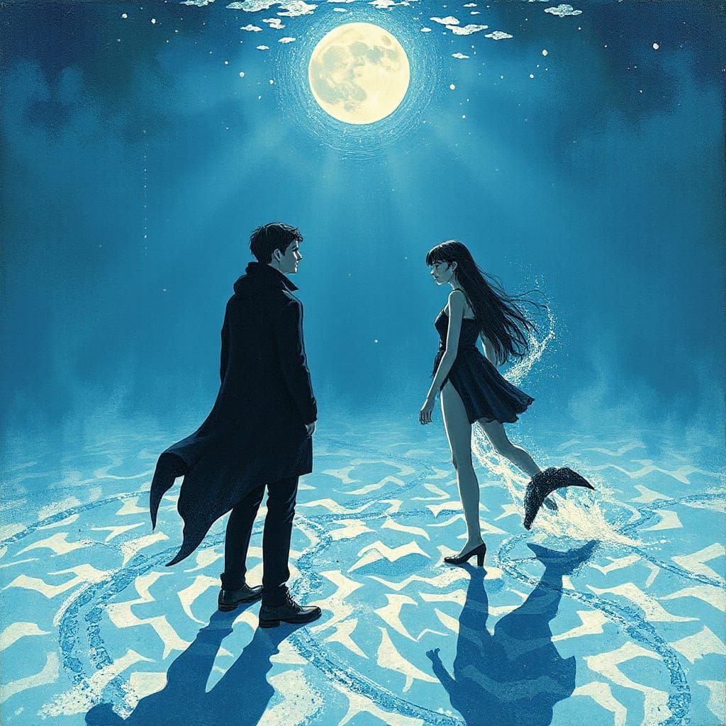 Opposites Attract: An AI-Generated Concept