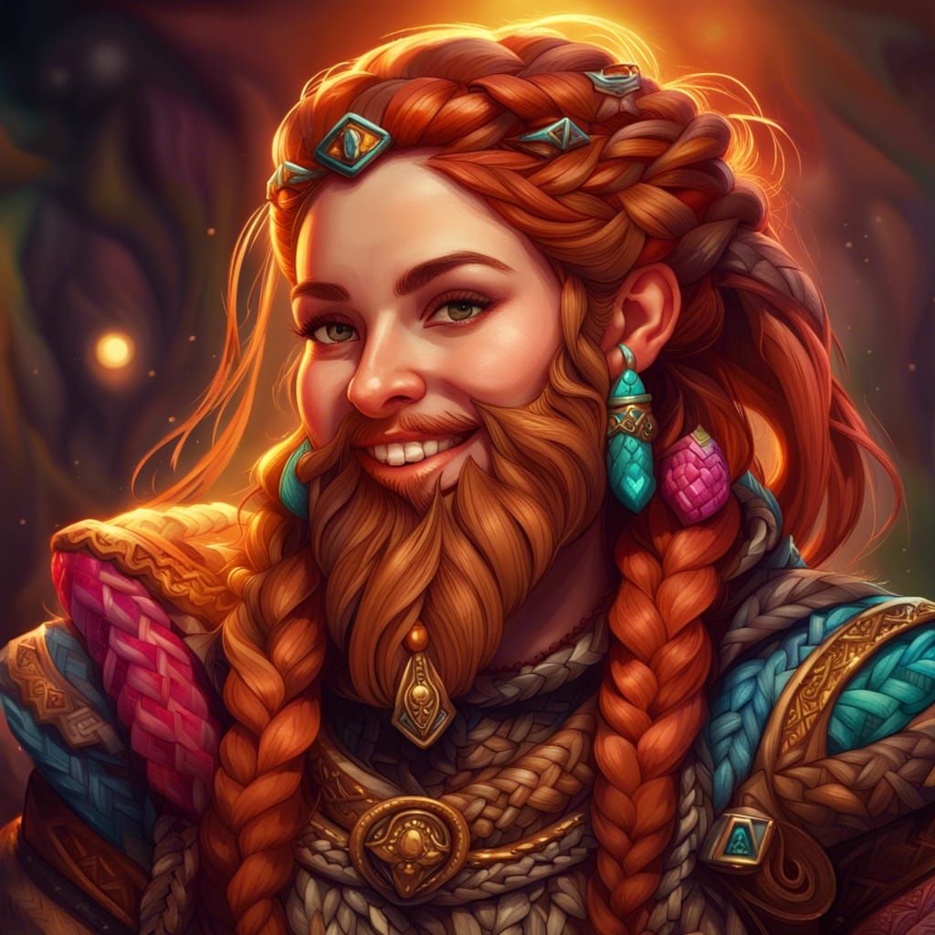 Pretty Dwarven Woman