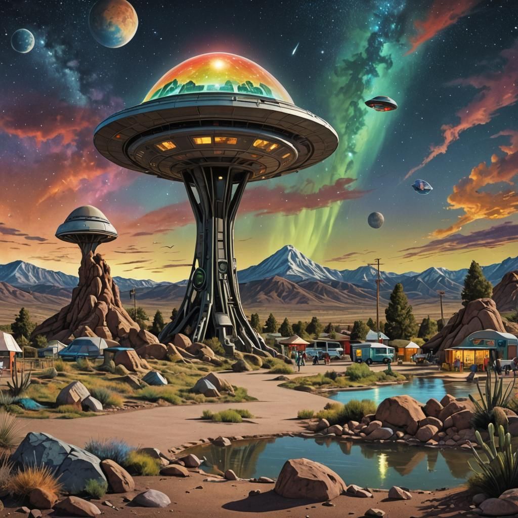 Dome Town UFO Landing Zone