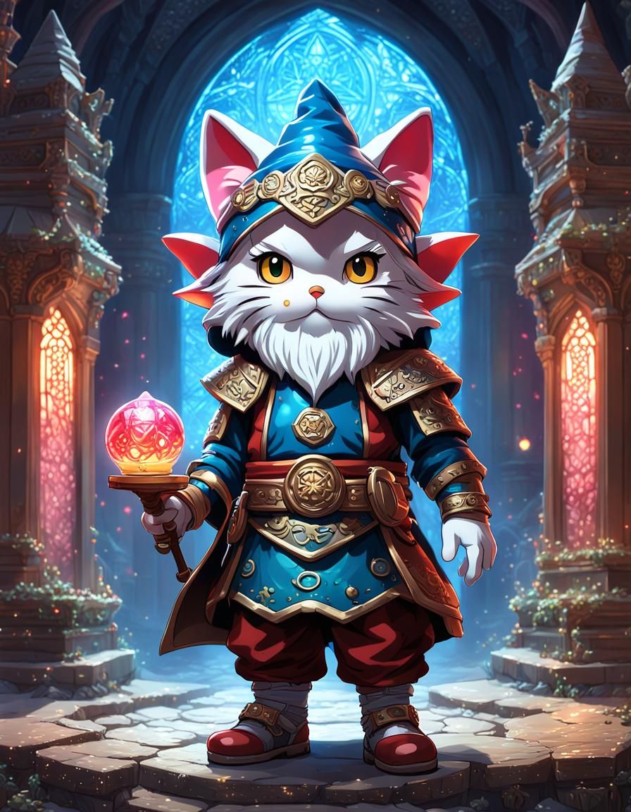 AD&D Cleric Hello Kitty Gnome 001