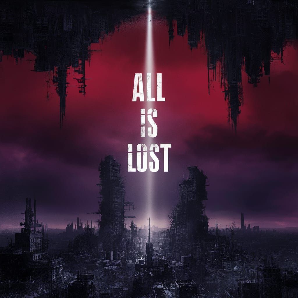 All is Lost: Grim Dystopian Movie Poster