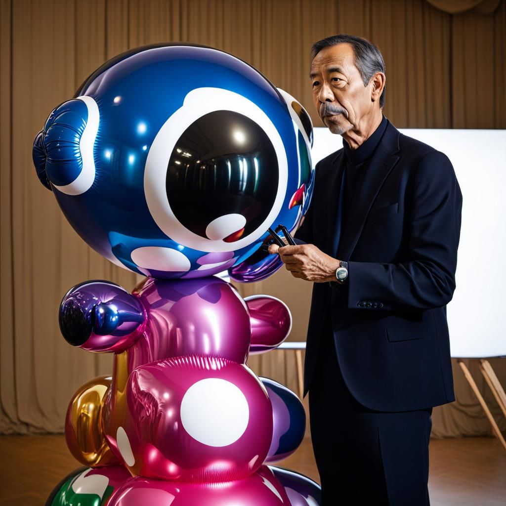Mr. Dob Creates Balloon Dog: Hyperdetailed Photorealistic Ar...