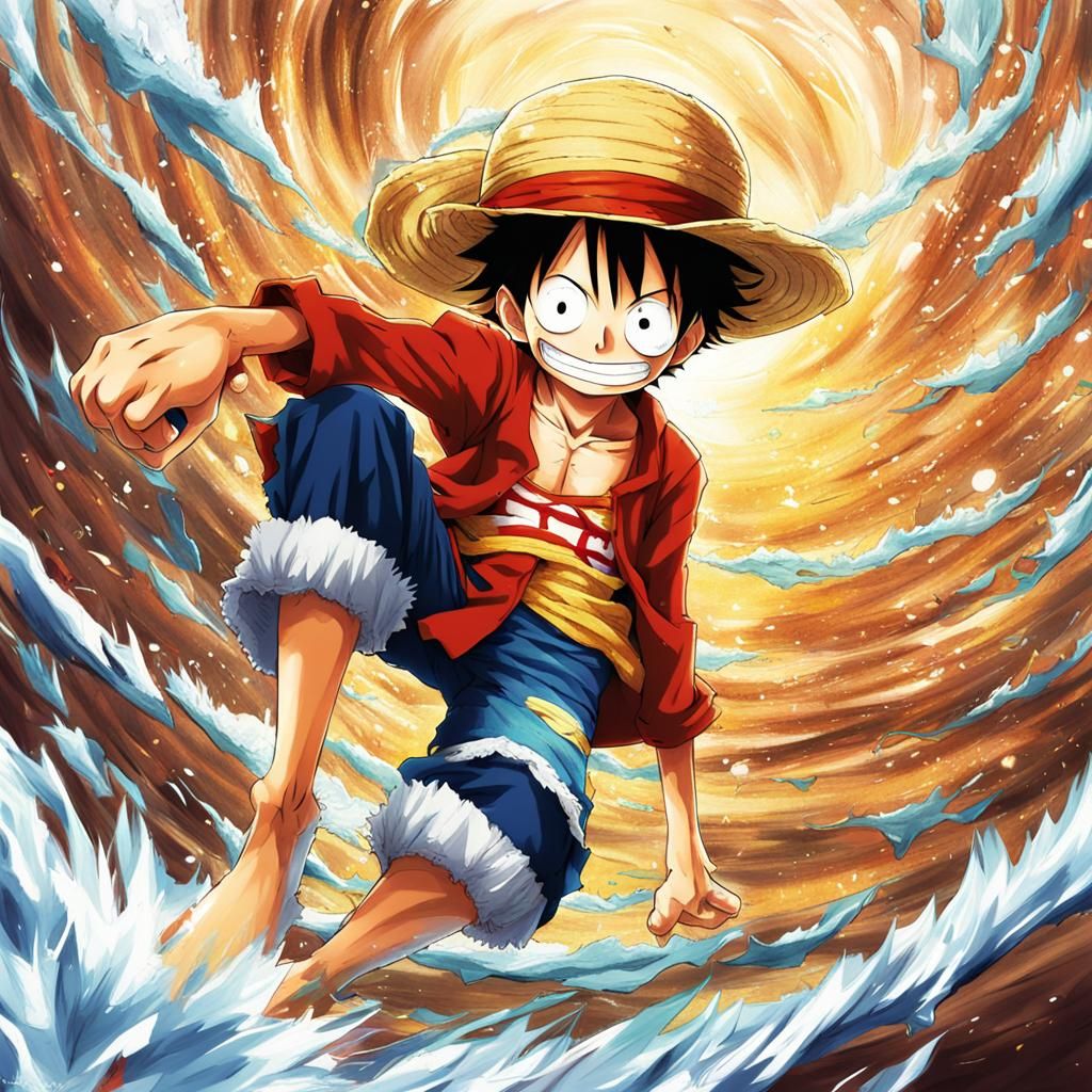 Luffy Anime Key Visual Art