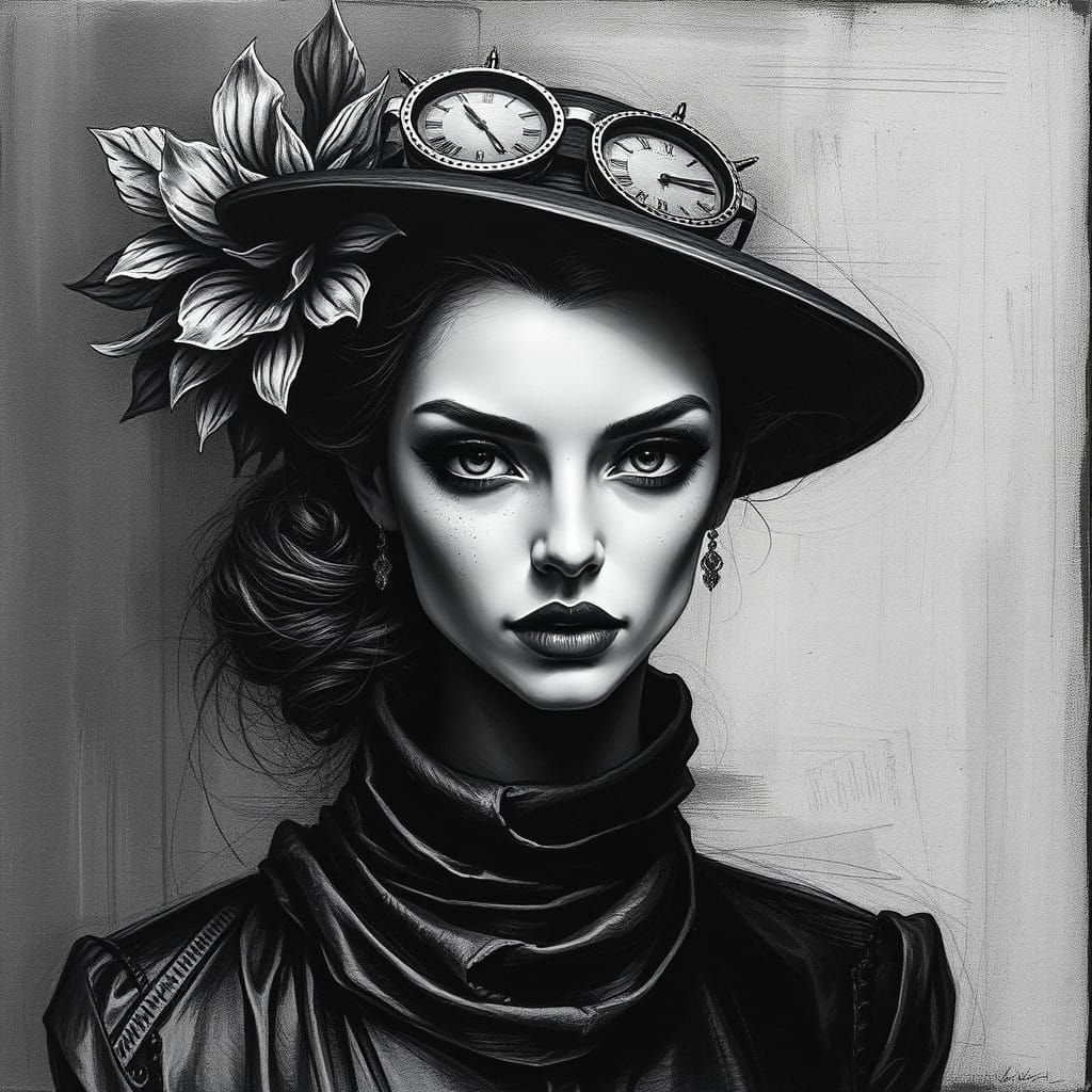 Nitram Charcoal Artistry Fashion Femme Fatale Warren Adam Il...