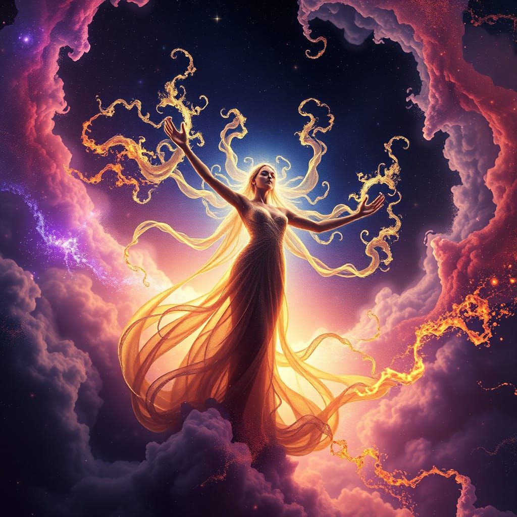 Ethereal Goddess of the Cosmos
