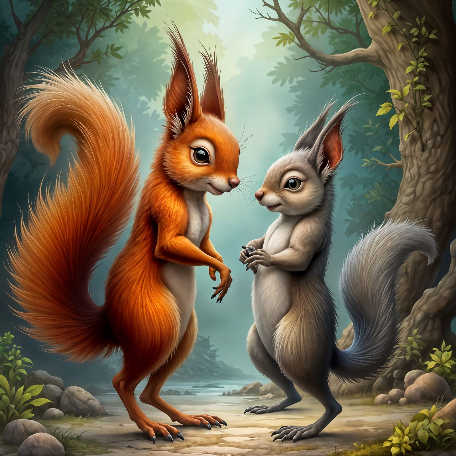 Future Squirrels Plan Time Travel