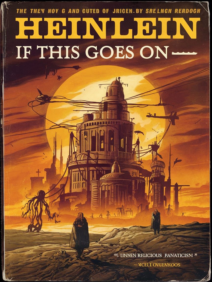 Dystopian Religious Fanaticism in Sci-Fi Style