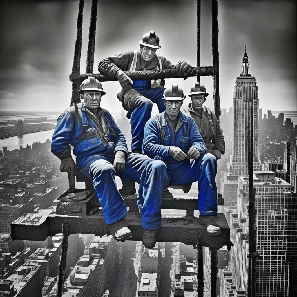 “Lunch atop a Skyscraper”