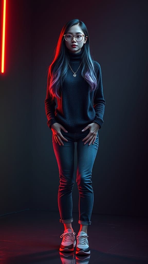 A full body portrait