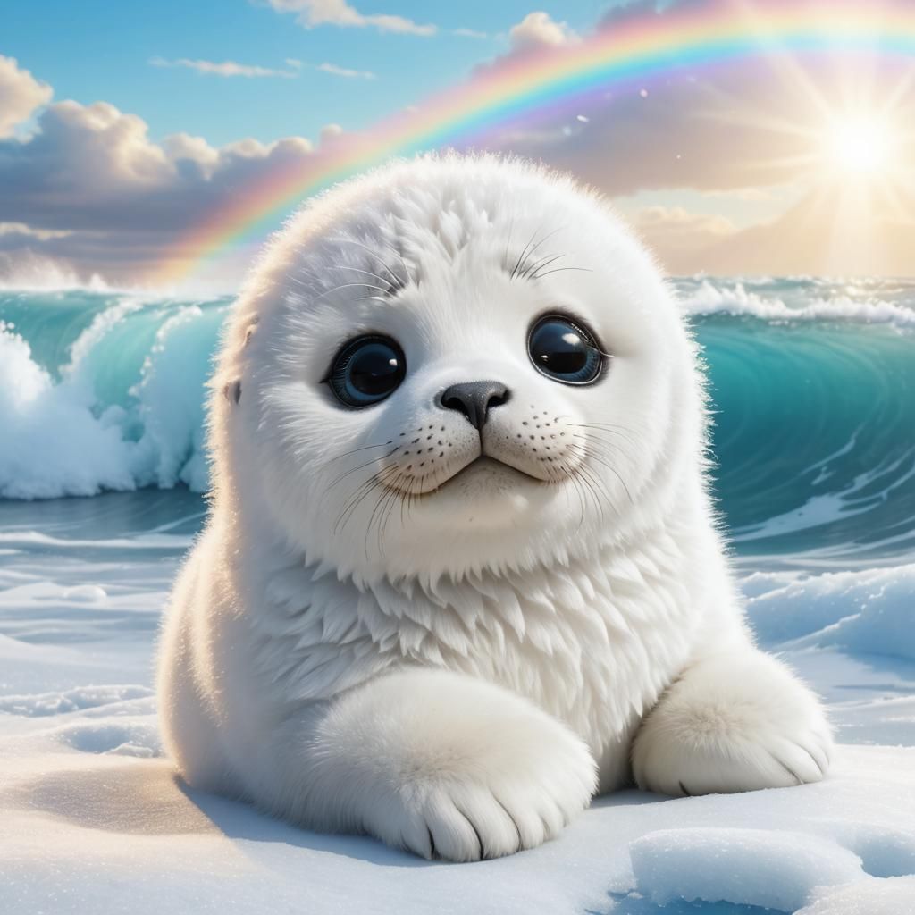 3D RealEngine 5, Animated, Super cute Seal