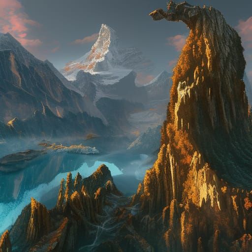 Switzerland Fantasy Concept Art in Unreal Engine