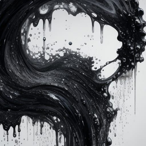 Abstract Dripping Liquid in Humid Environment