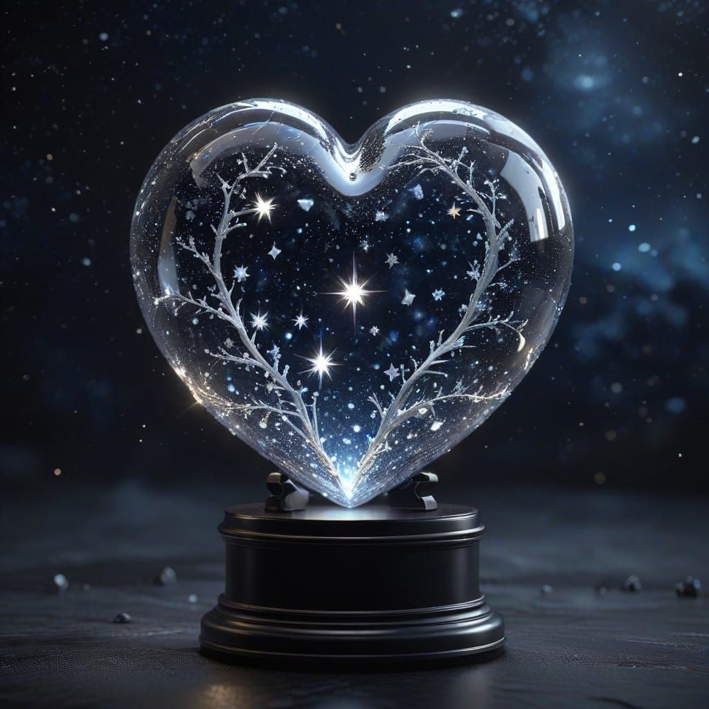 Surreal Glass Vessel Shines with Celestial Magic