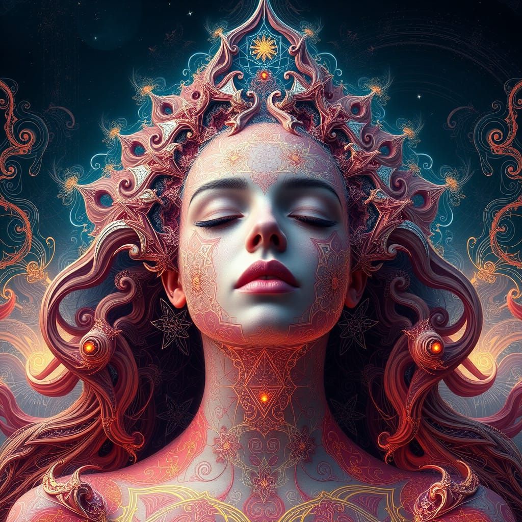 Fractals of Elegance: Womanhood in Sacred Geometry