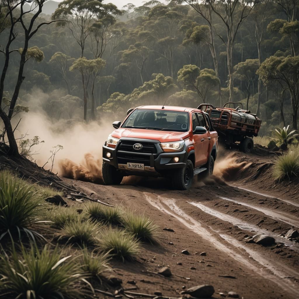 Toyota Hilux SR5: Cinematic Film Still