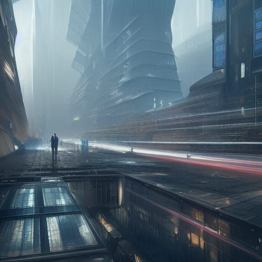 Futuristic London Concept Art in 8k Resolution