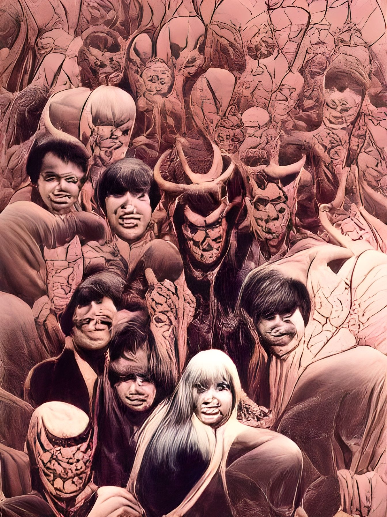 Devils and Demons Audience in Comic Book Style
