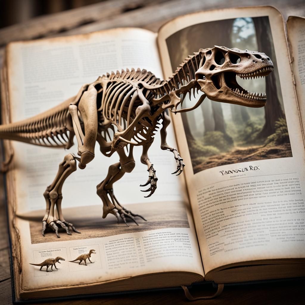 T-Rex Photo Emerges from Ancient History Book