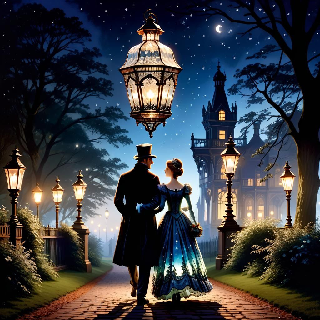 Under the lantern light