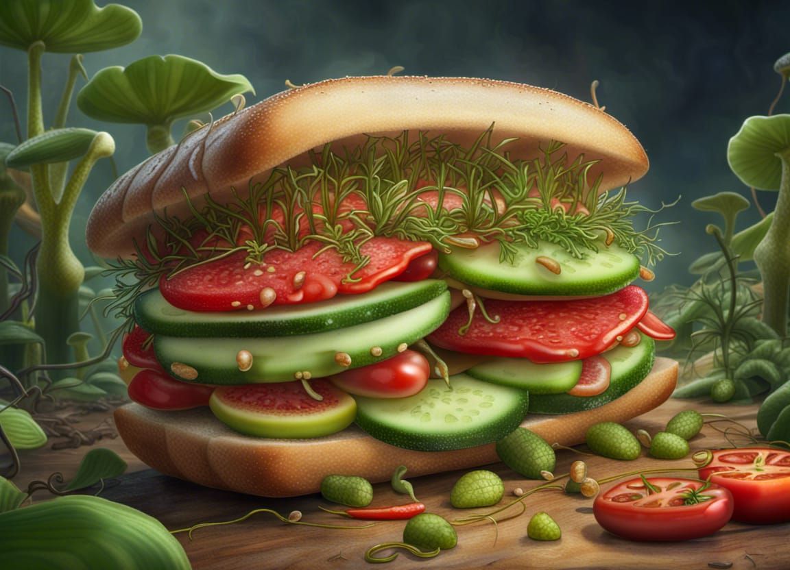 a sandwich that keeps on growing :)