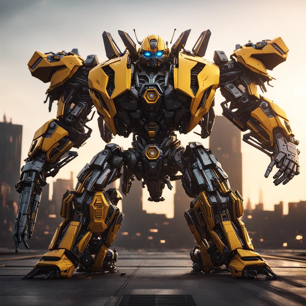 Futuristic Sci-Fi Robot in Cinematic Style