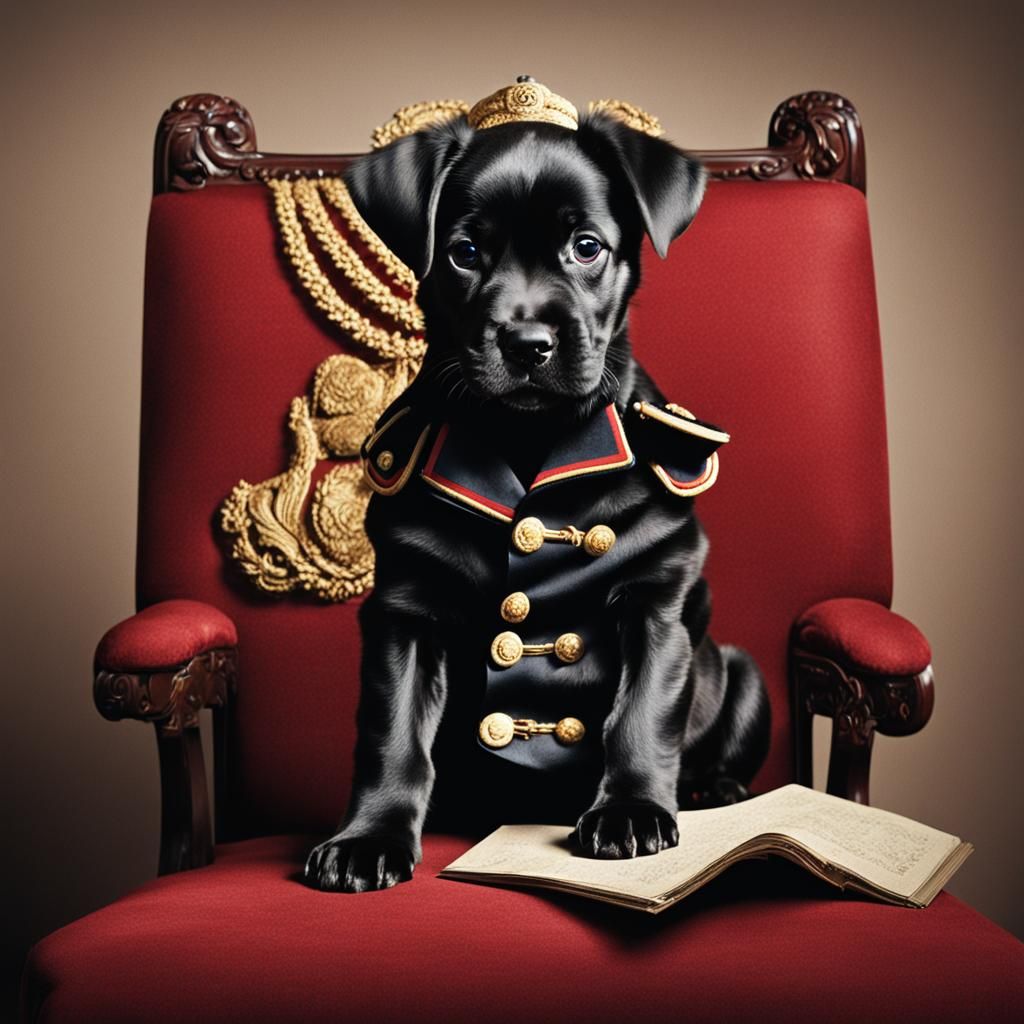Pint-Sized Tyrant: A Fierce Canine Leader