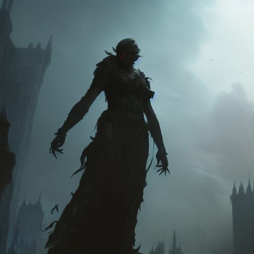 Dark Fantasy Soul Reaper Concept Art