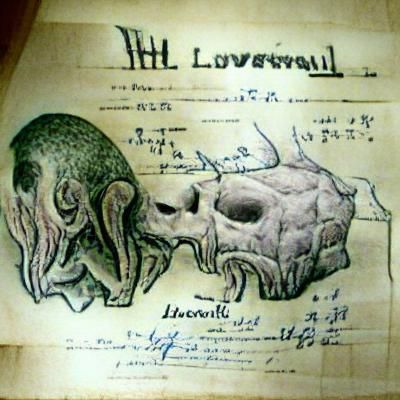 Eerie Skull: Gothic Dark Fantasy Illustration